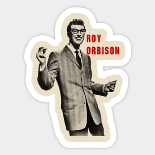 roy orbison visual art Sticker